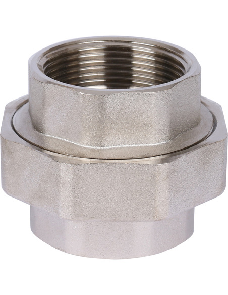 Разъемное соединение "американка" никелированное STOUT 1 1/2" ВР-ВР