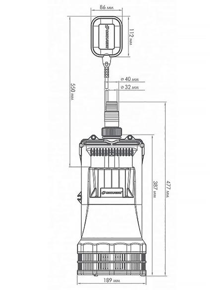 Насос дренажный Джилекс Дренажник 200/25