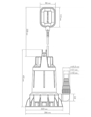 Насос дренажный Джилекс Дренажник 550/14
