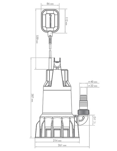 Насос фекальный Джилекс Фекальник 330/12