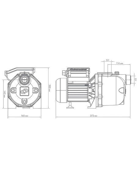 Насос поверхностный Джилекс Джамбо 60/35 Ч