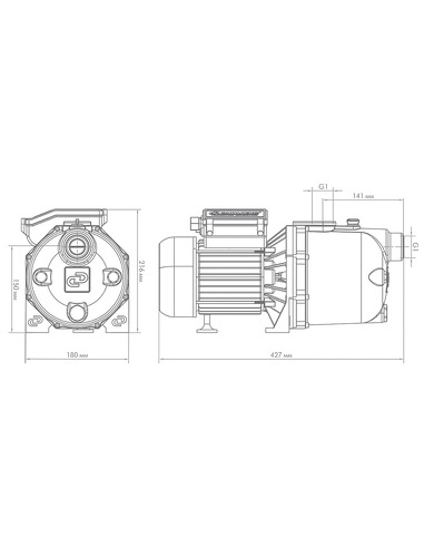 Насос поверхностный Джилекс Джамбо 70/50 Ч