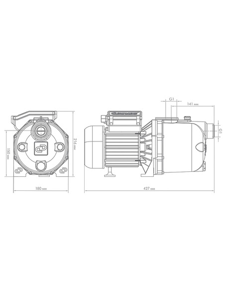 Насос поверхностный Джилекс Джамбо 70/50 Ч