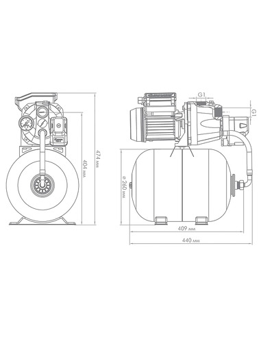Насосная станция Джилекс Джамбо 50/28 Ч-18