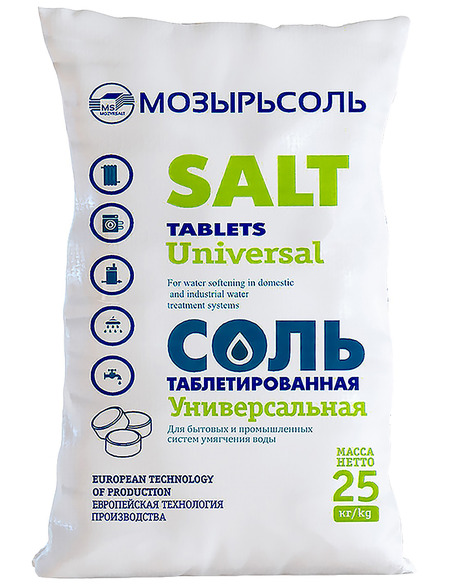 Соль таблетированная Мозырьсоль 25 кг