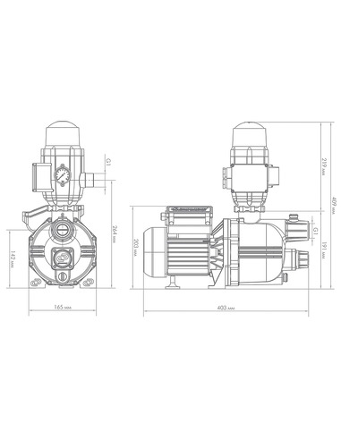 Насосная станция Джилекс Джамбо 60/35 П-К Комфорт