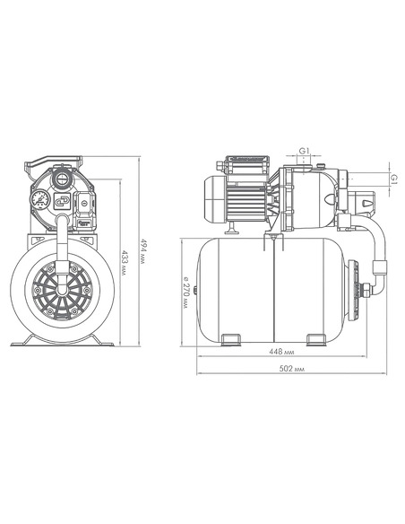 Насосная станция Джилекс Джамбо 60/35 Ч-24