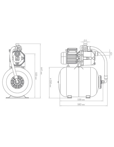 Насосная станция Джилекс Джамбо 70/50 П-50