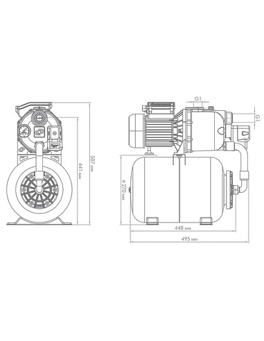 Насосная станция Джилекс Джамбо 70/50 Ч-24