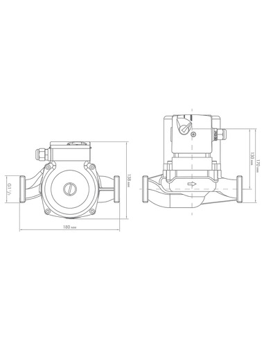 Насос циркуляционный Джилекс Циркуль 25/80 180