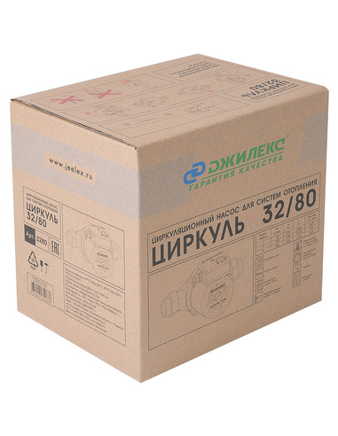 Насос циркуляционный Джилекс Циркуль 32/80 180