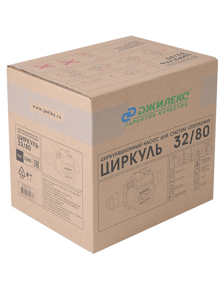 Насос циркуляционный Джилекс Циркуль 32/80 180