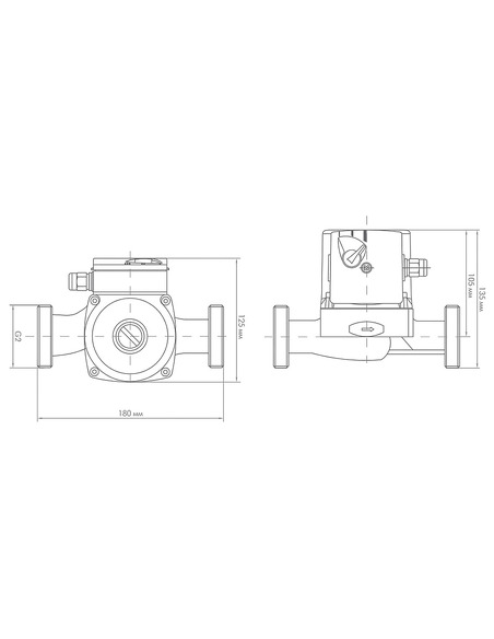 Насос циркуляционный Джилекс Циркуль 32/60 180