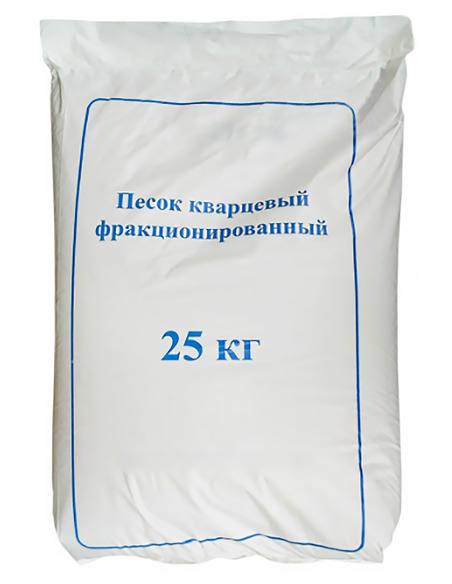 Песок кварцевый фр. 2,0-5,0мм, 25кг