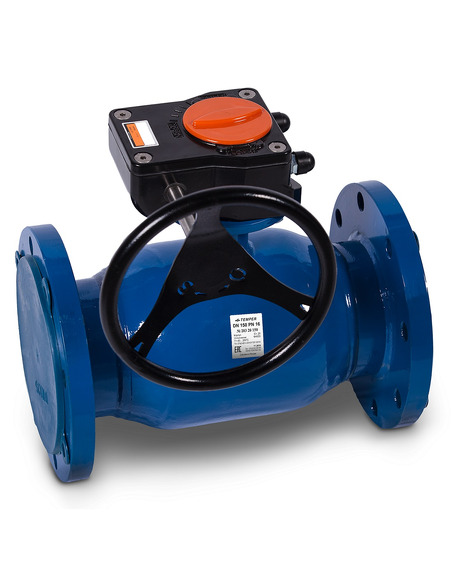 Кран шаровой TEMPER 287 ст.20 DN 125 PN 25 фланец/фланец под задвижку с редуктором