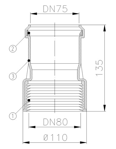 Переходник HL9/7/8
