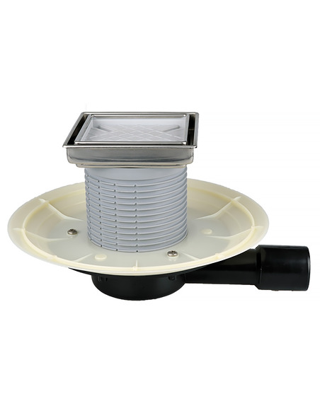 Трап HL90Pr-3020 с горизонтальным выпуском DN 40/50 с "сухим" сифоном "Primus"