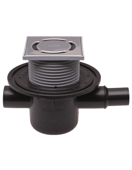 Трап HL300 с горизонтальным выпуском DN 50 и обратным клапаном