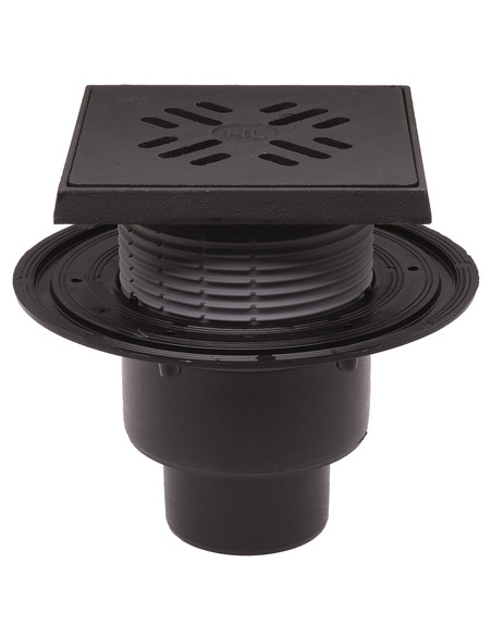 Трап HL310NPrG с вертикальным выпуском DN 50/75/110 с "сухим" сифоном "Primus"