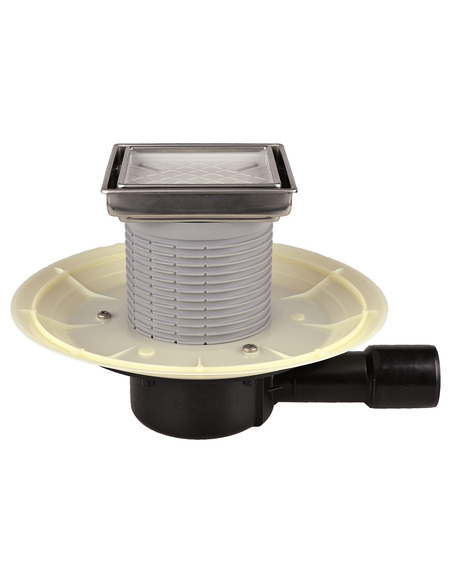 Трап HL510NPr-3020 с горизонтальным выпуском DN 40/50 с "сухим" сифоном "Primus"