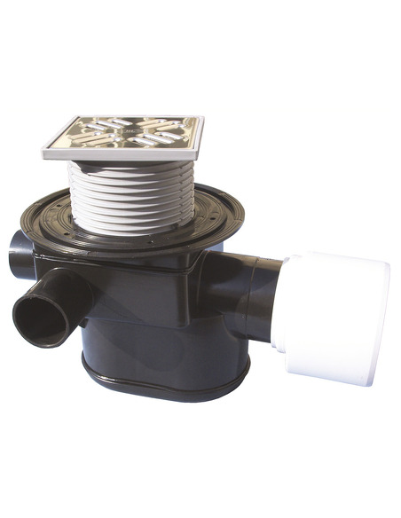 Трап HL70 с горизонтальным выпуском и обратным клапаном DN 75/110 Трап HL70 с горизонтальным выпуском и обратным клапаном DN 75/110