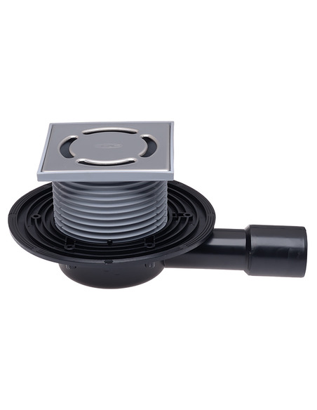 Трап HL90Pr с горизонтальным выпуском DN 40/50 с "сухим" сифоном "Primus"