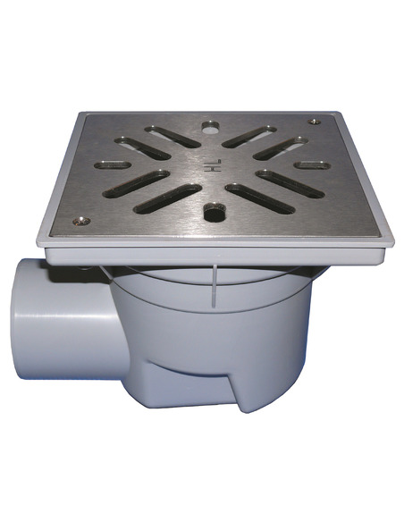 Трап HL605S с горизонтальным выпуском DN 110