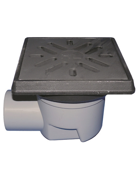 Трап HL605.1W с горизонтальным выпуском DN 110