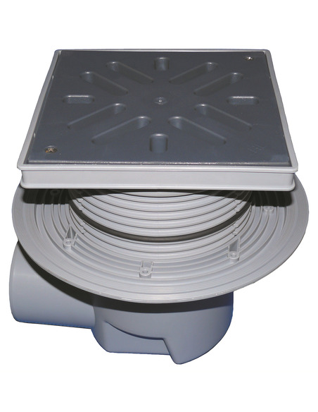 Трап HL615L с горизонтальным выпуском DN 110