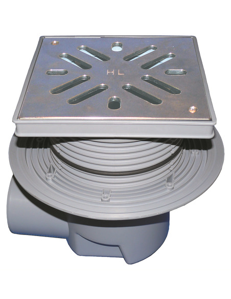 Трап HL615S с горизонтальным выпуском DN 110
