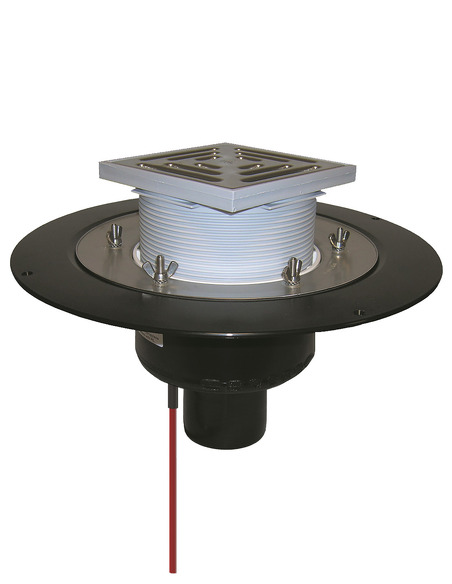 Кровельная воронка HL62.1B/7 DN75 с электрообогревом