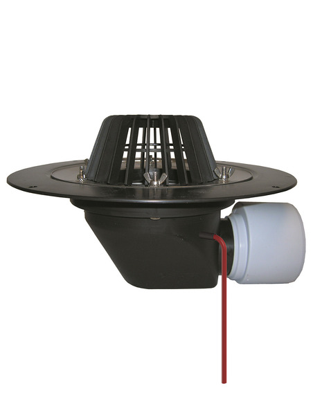 Кровельная воронка HL64.1 DN75/110 с электрообогревом