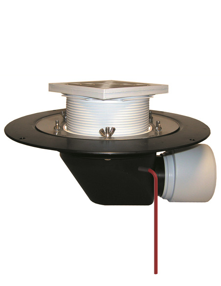 Кровельная воронка HL64.1B DN75/110 с электрообогревом