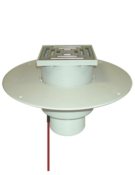 Кровельная воронка HL62.1BP/2 DN125 с электрообогревом