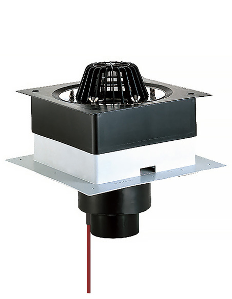 Кровельная воронка HL63.1/2 DN125 с электрообогревом