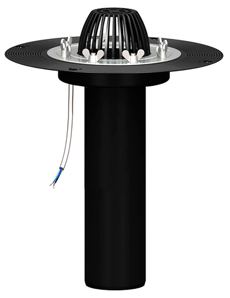 Кровельная воронка ТП-01.100/6-Э с электроподогревом
