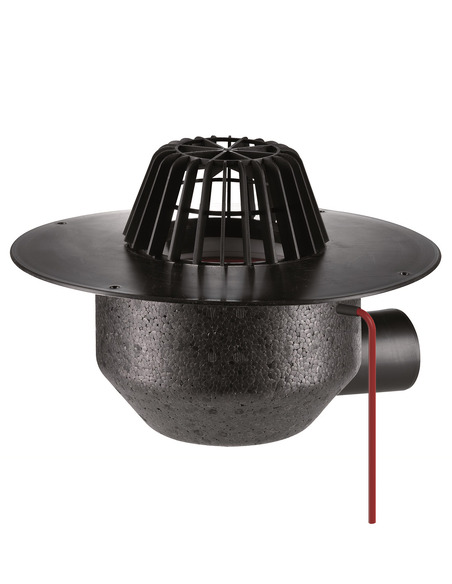 Кровельная воронка HL64.1F/7 DN75 с электрообогревом