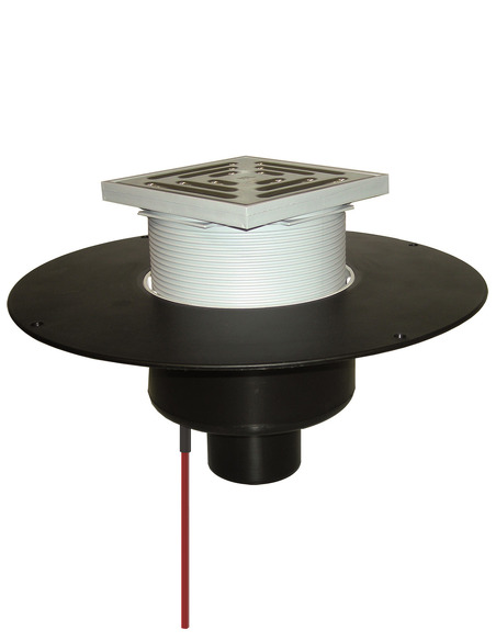 Кровельная воронка HL62.1BF/7 DN75 с электрообогревом