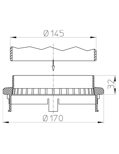 Дренажное кольцо HL160