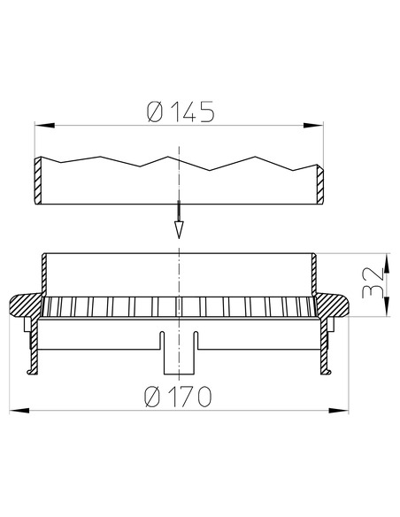 Дренажное кольцо HL160