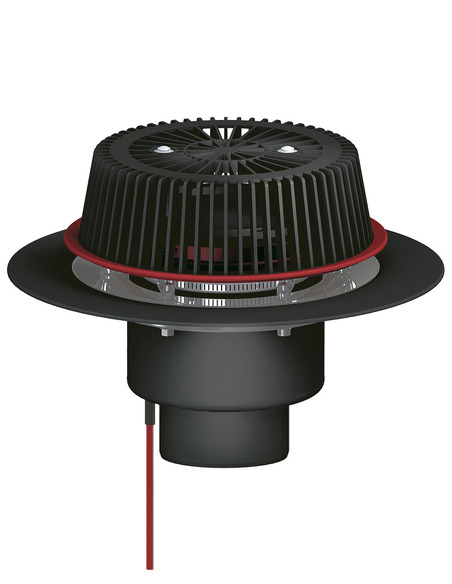 Кровельная воронка HL62.1Safe/2 DN125 с электроподогревом