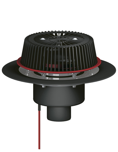 Кровельная воронка HL62.1Safe/7 DN75 с электроподогревом