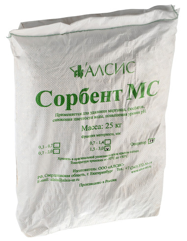 Фильтрующий материал Сорбент МС фр. 1,5-3,0мм, 25кг