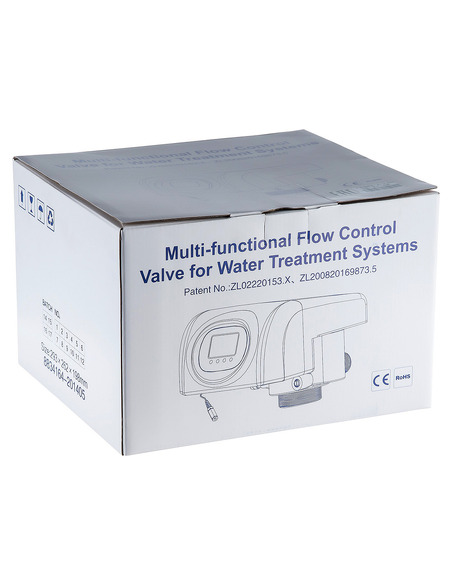 Клапан управления RUNXIN F82B-LCD (умягчение, по таймеру/расходу) 4 м³/ч