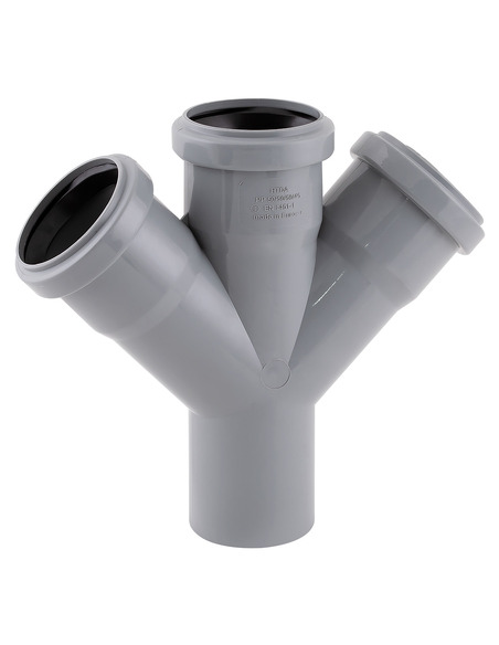 Крестовина канализационная Ostendorf HTDA 50/50/50 45°