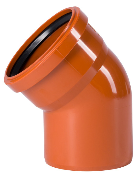 Отвод канализационный Ostendorf KGB 110х45° Отвод канализационный Ostendorf KGB 110х45°