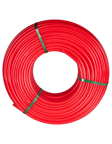 Труба из сшитого полиэтилена ROMMER 16х2,0 PE-Xa/EVOH красная (бухта 240 м)