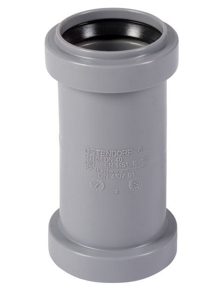 Муфта канализационная Ostendorf HTMM 40 двухраструбная