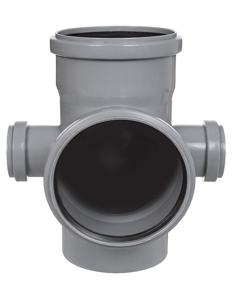 Крестовина канализационная Ostendorf HTEDLR 110/50/50/110 87° пятерник