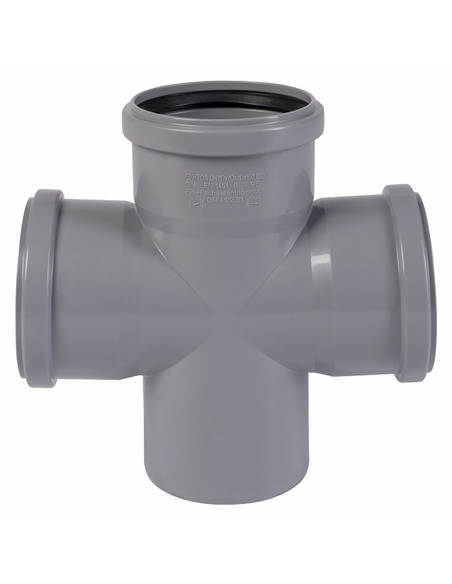 Крестовина канализационная Ostendorf HTDA 110/110/110 87°